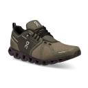 on Men's Cloud 5 Waterproof Running Shoes - Mustard/Rock 7.5