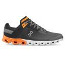 On Mens Cloudflow Shoes Black | Turmeric