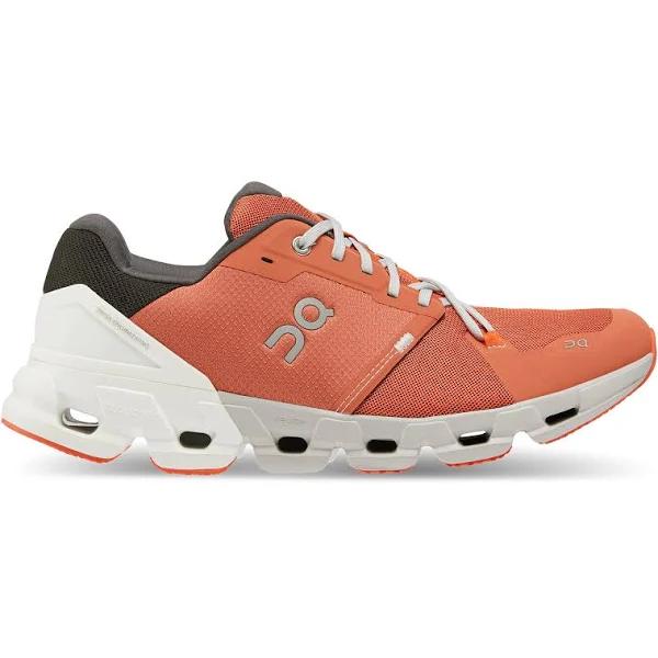 On Mens Cloudflyer 4 Shoes Ginger | White