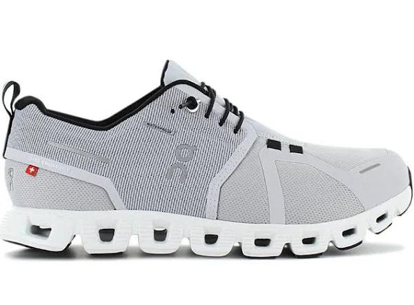 On Running Cloud 5 Waterproof Glacier Grey White (Women's)