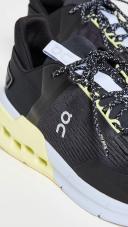 On Running, Sneakers, in Black, For Woman, Cloudnova Flux, Size: 37,5