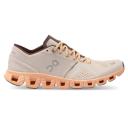 On Running - Women's Cloud x Running Shoe - silver/almond - 8.5 US