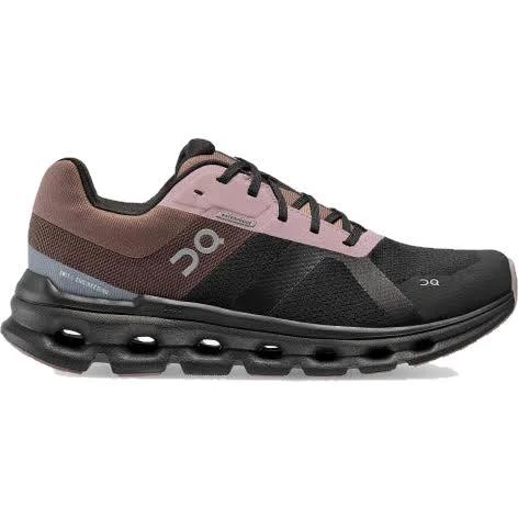 on Running Women's Cloudrunner Waterproof Black Grape, 9.5