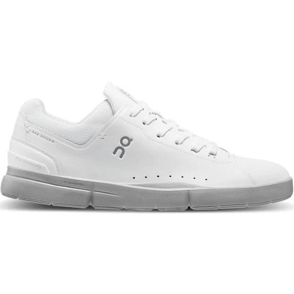 On The Roger Advantage Shoes White Grey - 46