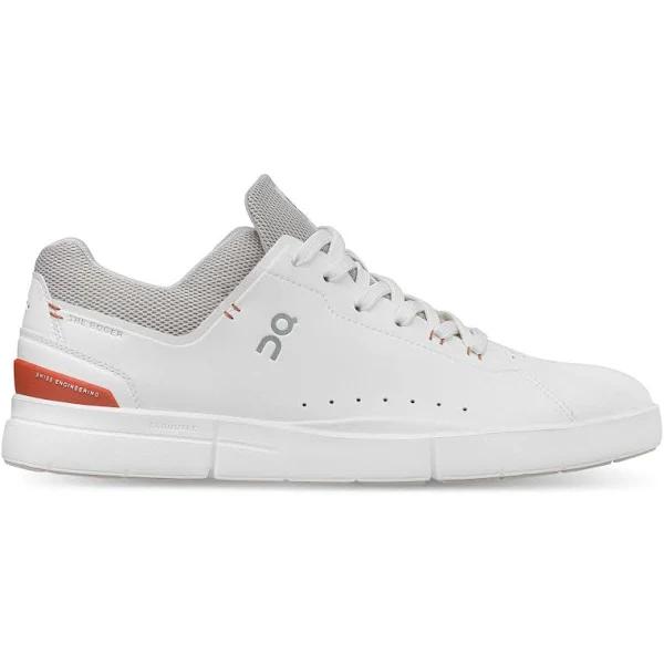 On The Roger Advantage White | Flare, Mens, Size: 7.5