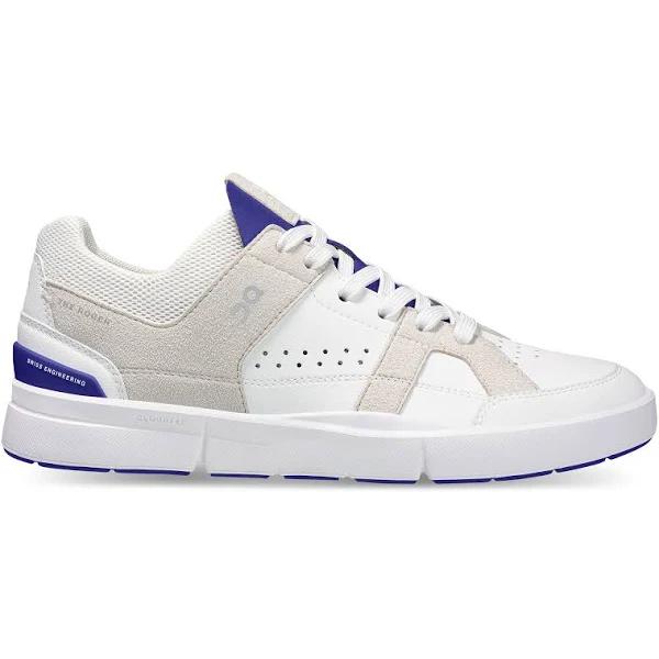 On The Roger Clubhouse White | Indigo, Womens, Size: 8