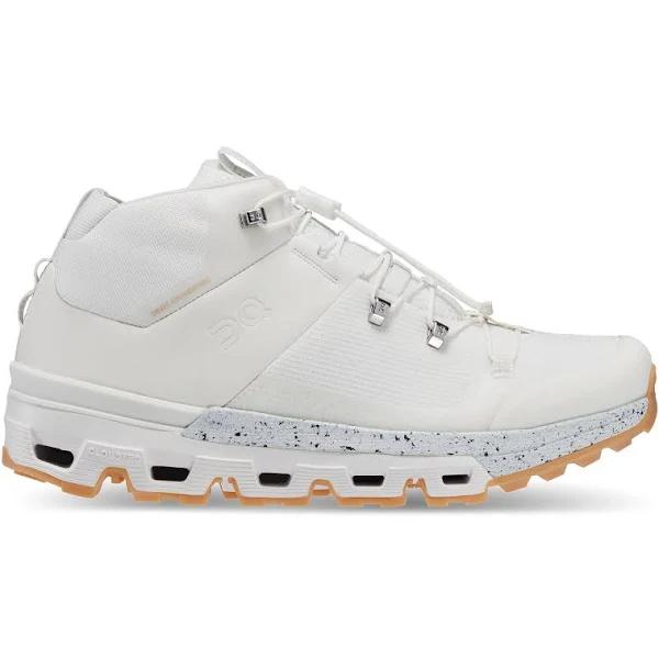 On White Cloudtrax Undyed Ankle Boots