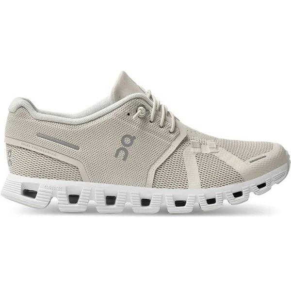 On Women's Cloud 5 Running Shoes Size 10.5 Pearl/White