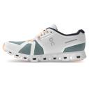 on Women's Cloud 5 Push Running Shoes - White/Cobble 11