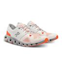 on Women's Cloud x 3 Running Shoe Ivory/Alloy / 6