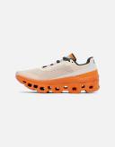On Womens Cloudmonster Shoes Fawn | Turmeric