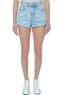 One Teaspoon Blue Tornado Bandit High Waist Denim Shorts | Blue | Size 27 | Shopbop