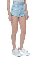 One Teaspoon Blue Tornado Bandit High Waist Denim Shorts | Blue | Size 27 | Shopbop