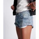 One Teaspoon Salty Dog Bandits Low Waist Denim Shorts