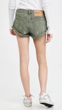 One Teaspoon Super Khaki Bandits Denim Shorts Super Khaki 23
