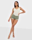 One Teaspoon Super Khaki Bandits Denim Shorts Super Khaki 23