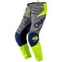 Oneal Element Factor Grey/Blue/Neon Kids Pants - 24