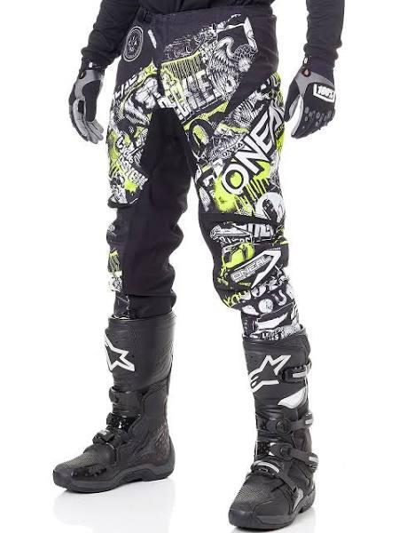 Oneal Pants 2018 Element Racewear Pant Black/Hi Viz 38