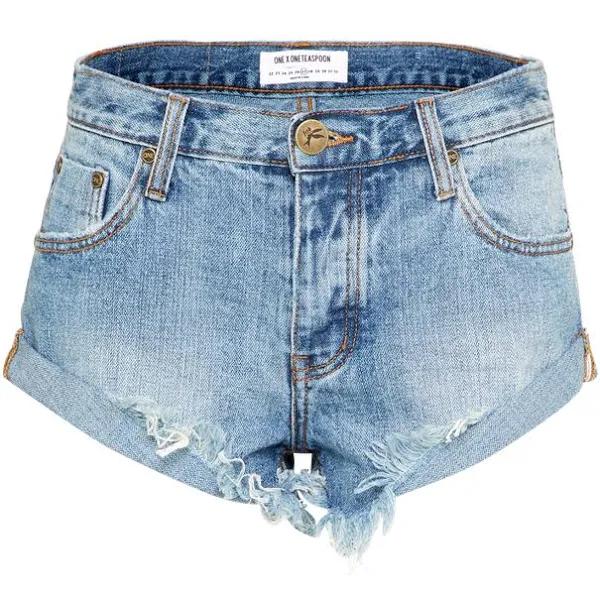 OneTeaspoon - Cobaine Bandits Shorts - Denim (Cobaine)