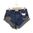 OneTeaspoon Fox Black Bandits Denim Short Size 27