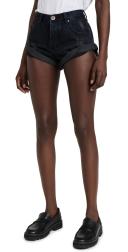 OneTeaspoon - Low Waist Bandit Denim Shorts Fox Black