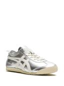 Onitsuka Tiger Mexico 66 Silver Off White Shoes - Size 4.5 - Silver/Off White