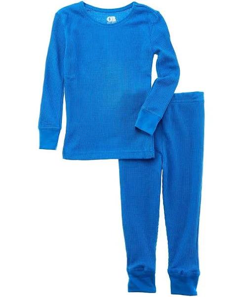Only Boys Boy's Thermal Bottom Aqua Waffle-Knit Thermal Set 4T