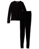 Only Boys Boy's Thermal Bottom Black Waffle-Knit Thermal Set XS (4/5)