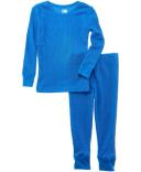 Only Boys Boy's Thermal Bottom Charcoal Gray Waffle-Knit Thermal Set 3T