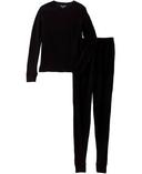 Only Boys Boy's Thermal Bottom Gray Waffle-Knit Thermal Set 4T