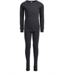Only Boys Boy's Thermal Bottom Gray Waffle-Knit Thermal Set 4T