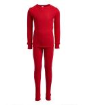 Only Boys Boy's Thermal Bottom Red Waffle-Knit Thermal Set S (6/7)