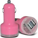 ONX3 LG G2 / G2 Lite Hot Pink Twin Port USB Mini Bullet in Car Charger Adapter