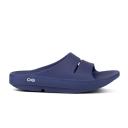 OOFOS OOahh Navy Slide Sandals