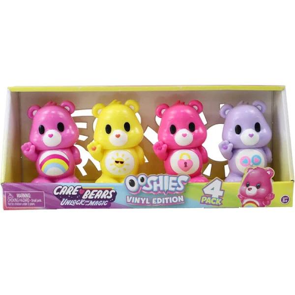 Ooshies 10cm Care Bears 4 Pack