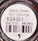 OPI Nail Polish - Black Dress Not Optional HR H03 - New