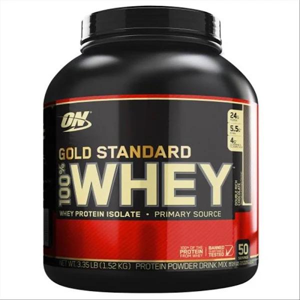 Optimum Nutrition 100% Whey Protein - Gold Standard Double Rich Chocolate 3.89 lbs