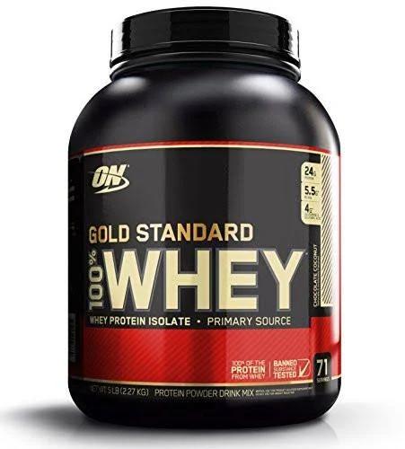 Optimum Nutrition Gold Standard 100% Whey Protein Powder, Chocolate Coconut, 5 Pound