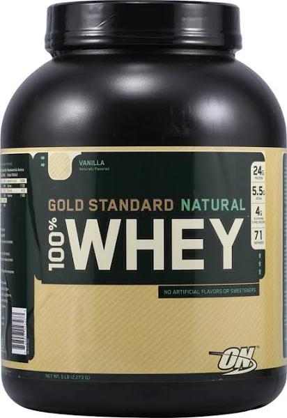 Optimum Nutrition Gold Standard Natural 100% Whey Strawberry - 5 lbs
