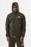 Orbit Windbreaker Khaki - Mens Premium Designer Windrunner Lorenzo Veratti