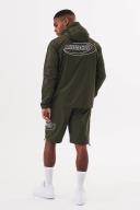 Orbit Windbreaker Khaki - Mens Premium Designer Windrunner Lorenzo Veratti