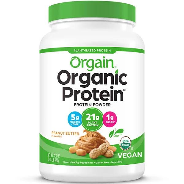 Orgain Organic Protein - Plant Based Powder Peanut Butter 2.03 lbs