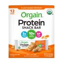 Orgain Protein Snack Bar, Peanut Butter Flavored, 12 Pack - 12 pack, 1.41 oz bars