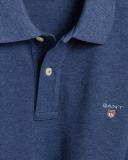 Original Piqué Polo Shirt 5XL / Marine Melange / Blue