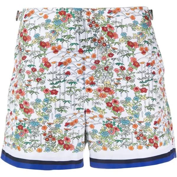 Orlebar Brown Floral Print Swim Shorts - White
