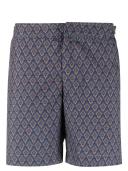 Orlebar Brown Geometric graphic-print Swim Shorts - Blue