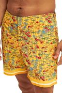 Orlebar Brown Mens Bright Gold Bulldog Solo Fantasy Mid-length Swim Shorts 34