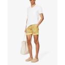 Orlebar Brown Mens Bright Gold Bulldog Solo Fantasy Mid-length Swim Shorts 34