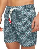 Orlebar Brown Setter graphic-print Swim Shorts - Pink