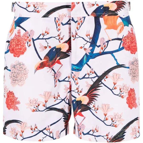Orlebar Brown Setter graphic-print Swim Shorts - Pink
